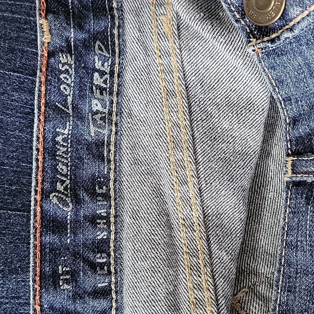 Eddie Bauer Original Loose Tapered Jeans Size 2P EUC - Picture 11 of 12